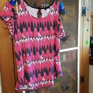 Womans  Top Evolve LA Shoulder out Tank L